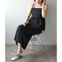 ボンジュールサガン BONJOUR SAGAN キャミビスチェ×スカートセットアップ (BLACK)