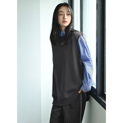 スタイルデリ STYLE DELI 【BLK001】リラックスノースリカットソー （スミクロ）