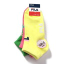 フィラ FILA 【キッズ】カラーショートソックス 3足組 ガールズ (その他1)