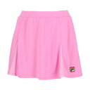 フィラ FILA 【テニス】無地 奥ヒダメッシュ スコート レディース (ピンク)