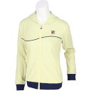 フィラ FILA 【テニス】フラワーリング柄 バックホールメッシュ フルジップパーカー レディース (イエロー)