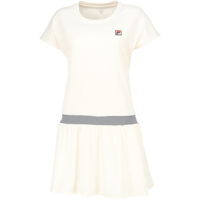 フィラ FILA 【テニス】無地 ミニワッフルストレッチ ワンピース レディース (オフホワイト) フィラ FILA 【テニス】無地 ミニワッフルストレッチ ワンピース レディース (オフホワイト)