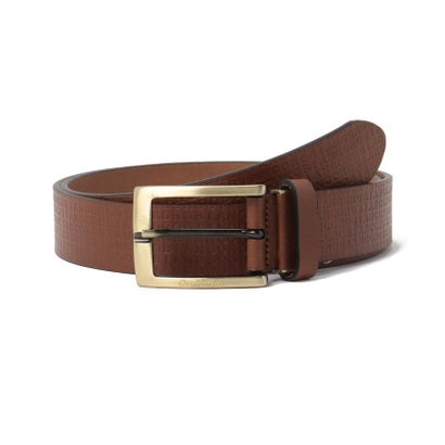 オロビアンコ Orobianco 35mm幅 英文字型押しベルト （BROWN）