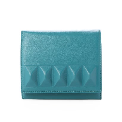 ピエール・カルダン pierre cardin ローブムレ 内BOX二つ折り財布 (ターコイズ)