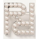 レリアン Leilian ロゴパールブローチ (アイボリー)