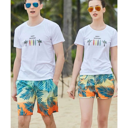 エモニーク emonique サーフパンツ 男女ペア デザインアソート 海パン 速乾 水着 水陸両用 スイムショート （その他1）