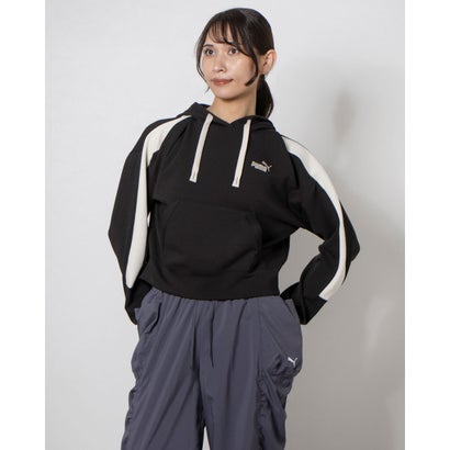プーマ PUMA レディース ニットジャケット CORE HERITAGE MX フーディ-_ 683603 （プーマ ブラック）