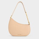 アシメトリック ショルダーバッグ (Beige)