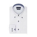 トーキョーシャツ TOKYO SHIRTS 【超形態安定】 ボットーニボタンダウン 長袖 形態安定 ワイシャツ (ホワイト)