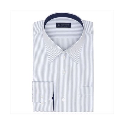 トーキョーシャツ TOKYO SHIRTS 【透け防止】 レギュラーカラー 長袖 形態安定 ワイシャツ （ブルー）