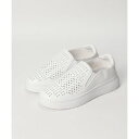 ノースデイト North Date 【CIRCLE/サークル】厚底パンチングスニーカー (ホワイト)