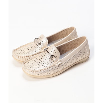 ノースデイト North Date 【CIRCLE/サークル】フラワーパンチングビットドライビングシューズ （ゴール..