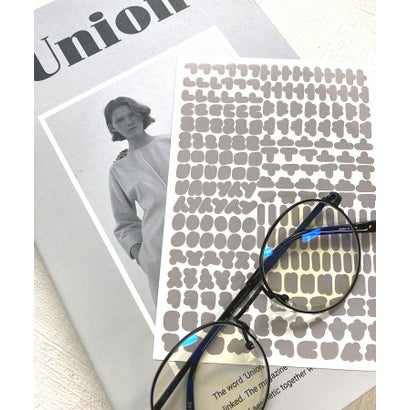 ジュリアブティック JULIA BOUTIQUE 10色ハングル文字シール/L00070 (グレー)