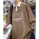 ミニミニストア miniministore ワッフルロンt メンズ ポロシャツ 半袖 (モカ)