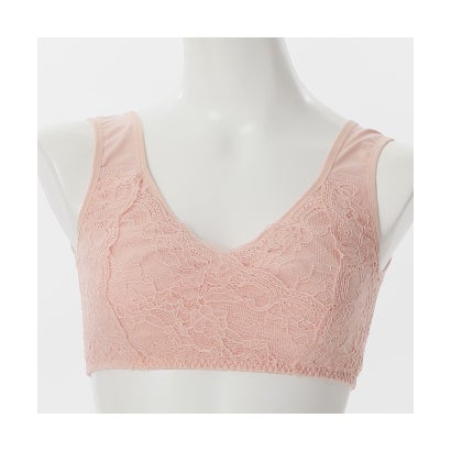 プチマリー petit marie 綿混おやすみブラ 無地 ナイトブラ【返品不可商品】 (ピンク)