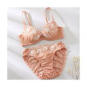 パリーゼ Palissee ペタルラフィネ3/4カップブラ&ショーツ【返品不可商品】 (テラコッタ)