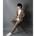 シトリー SITRY 【SITRY】ポリトロ テーラード&タックテーパードパンツ セットアップ メンズ 上下セット ジャケット ボトムス きれいめ (ベージュ)
