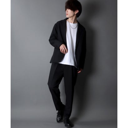 シトリー SITRY 【SITRY】ポリトロ テーラード＆タックテーパードパンツ セットアップ メンズ 上下セッ..