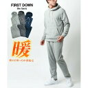 マルカワ MARUKAWA 別注【FIRST DOWN】ファーストダウン 裏起毛 上下セット ニットフリース パーカー パンツ ルームウェア メンズ 上下セット...