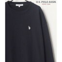 U.S. POLO ASSN./ユーエスポロアッスン USPA ビッグシルエット ワンポイント刺繍 スウェット トレーナー レディース メンズ ユニセックス