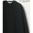 U.S. POLO ASSN./ユーエスポロアッスン USPA ビッグシルエット ワンポイント刺繍 スウェット トレーナー レディース メンズ ユニセックス