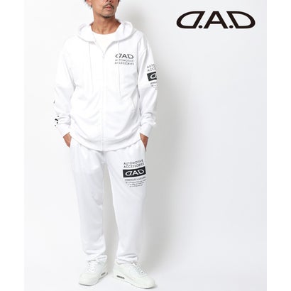マルカワ MARUKAWA 別注【D.A.D】デーアーデー ジャージ セットアップ 上下 / 大きいサイズ [Mー6L] メンズ ジャージ 上下 ルームウェア スポーツウェア （ホワイト）