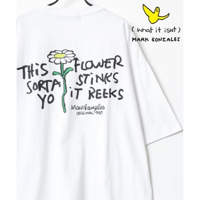 ラザル Lazar 【Lazar】MARK GONZALES /マークゴンザレス オーバーサイズ ストリート バックプリント 半袖Tシャツ メンズ カジュアル トップス （柄4）