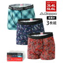 マルカワ MARUKAWA 別注【Kappa】カッパ 大きいサイズ 3L 4L 5L 6L 総柄ボクサーパンツ 3枚組み セット メンズ 下着 アンダーウェア ...