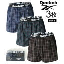 マルカワ MARUKAWA 【Reebok】リーボック 大きいサイズ 3L 4L 5L 6L メンズ 前開きトランクス 3枚組 インナー 下着 アンダーウエア【...