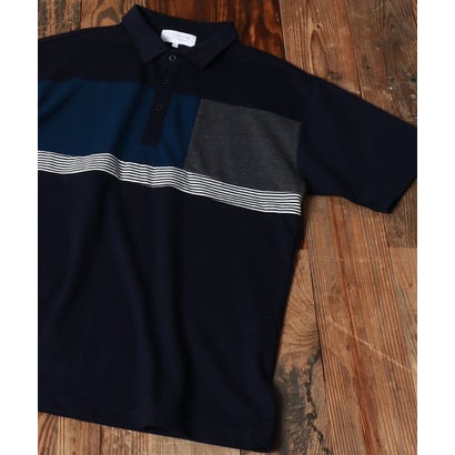 マルカワ MARUKAWA カノコ切替ポロシャツ メンズ ポロシャツ 父の日 カットソー 半袖 トップス 鹿の子 ..