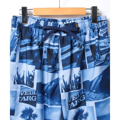 マルカワ MARUKAWA 【Ocean Pacific】オーシャンパシフィック フォトブロック サーフトランクス 水着 海パン 海水パンツ メンズ プール レジャー 【返品不可商品】 （ライトグレー）