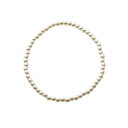 クリームドット Cream dot. 選べる4サイズ、華やかに魅せるパールのアンクレット (ナチュラル)