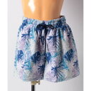 バケスタ VACASTA 【CALIFORNIA SHORE】ボタニカルリーフパンツ【返品不可商品】 (ブルー)