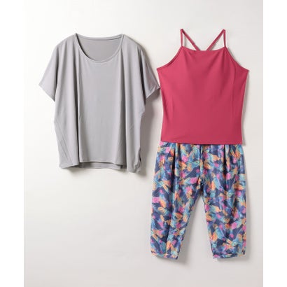 フィラ FILA 【フィラ】レディース YOGAセット (ライトグレー)