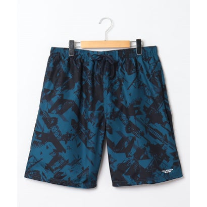 バケスタ VACASTA 【CALIFORNIA SHORE】アート柄サーフトランクス【返品不可商品】 (ネイビー)