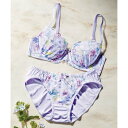 ユナウ YU'NOW モテ谷間の大人sweetブラ&ショーツ 【返品不可商品】 (ラベンダー)(4)