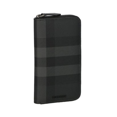 バーバリー BURBERRY バーバリー 8070254 長財布(ラウンドファスナー) (CHARCOAL)