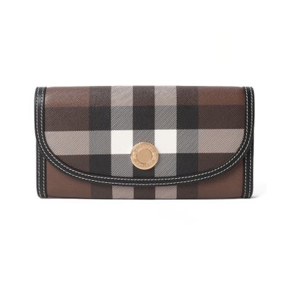バーバリー BURBERRY バーバリー 8072668 長財布 チェック (ダークブラウン) バーバリー BURBERRY バーバリー 8072668 長財布 チェック (ダークブラウン)