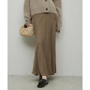 ガリャルダガランテ GALLARDAGALANTE 【24AW】キュプラマーメイドスカート (camel)