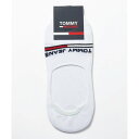トミージーンズ TOMMY JEANS TJ ANKLE LOGO SOCKS (ホワイト)