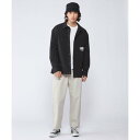 トミージーンズ TOMMY JEANS ナイロンカレッジオーバーシャツ (ブラック)