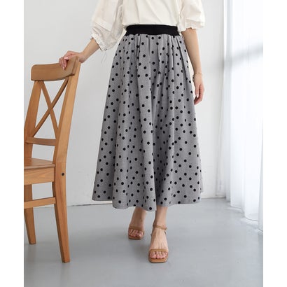 ブージュルード Bou Jeloud 麻ライクコインドットスカート （CCL）