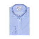 トーキョーシャツ TOKYO SHIRTS 【国産しゃれシャツ】 プレミアム タブカラー 形態安定 ワイシャツ 綿100% (ブルー)|詳細画像