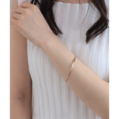 スリーフォータイム Three Four Time スクリューバングル (ゴールド)