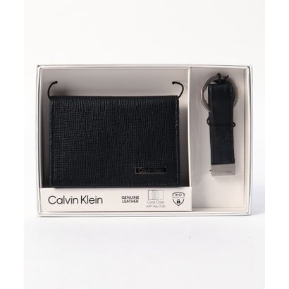 カルバン クライン Calvin Klein 【メンズ】【Calvin Klein】カルバンクライン ギフトセット(カードケース、キーリング) 31CK330015 (BLACK)