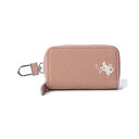 ビバリーヒルズポロクラブ BEVERLY HILLS POLO CLUB 【BEVERLY HILLS POLO CLUB】ビバリーヒルズポロクラブ ラウンド型キーケース BHGーL1005 (スモーキーピンク)