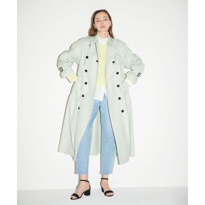 ノークバイザライン N.O.R.C by the line ロングトレンチコート （ライトグリーン）