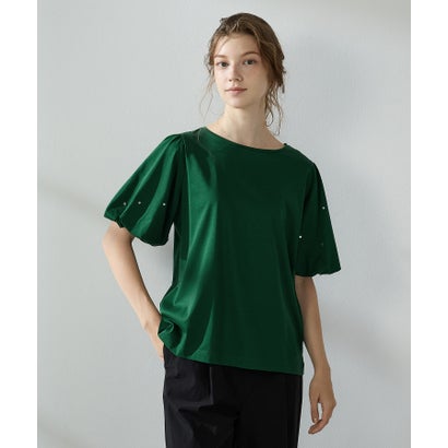 ルスークホリデー LE SOUK HOLIDAY 【接触冷感】バルーンスリーブTシャツ （グリーン）