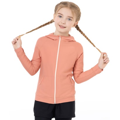 テディショップ Teddyshop キッズ フード付きフロントジップ長袖ラッシュガード （...