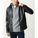 エムケーミッシェルクラン オム MK MICHEL KLEIN HOMME ブルゾン/合成皮革 (ブラック)